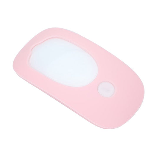 Wireless Mouse Anti-drop Soft Silicone Cover Protective Case for Apple Magic Mouse 1/2 - Pink