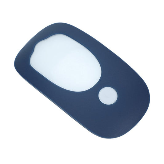 Wireless Mouse Anti-drop Soft Silicone Cover Protective Case for Apple Magic Mouse 1/2 - Midnight Blue