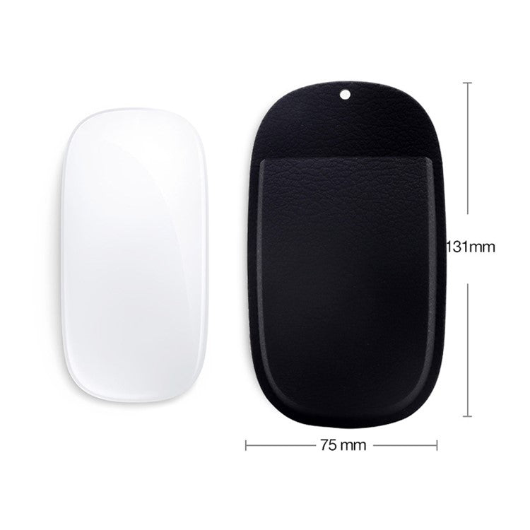 Wireless Mouse Adhesive Soft Silicone Protective Cover Case for Apple Magic Mouse 1/2 - Purple