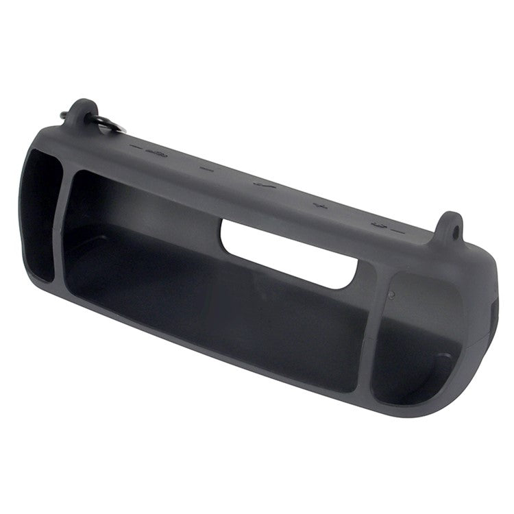 Drop Proof Protective Case for Anker Soundcore Motion+ Soft Silicone Case with Shoulder Strap - Black