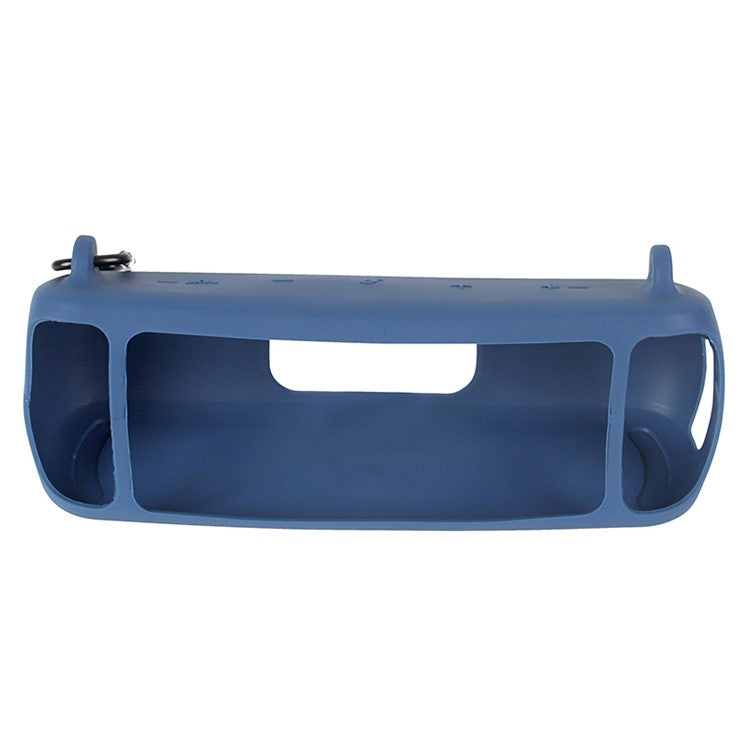 Drop Proof Protective Case for Anker Soundcore Motion+ Soft Silicone Case with Shoulder Strap - Blue