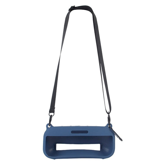 Bluetooth Speaker Protective Case for Bose SoundLink Flex Soft Silicone Case with Shoulder Strap - Dark Blue
