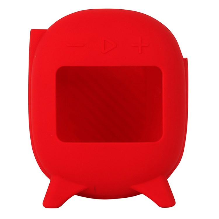 For JBL Flip 4 Soft Silicone Cover Bluetooth Speaker Scratch Proof Protective Case - Red