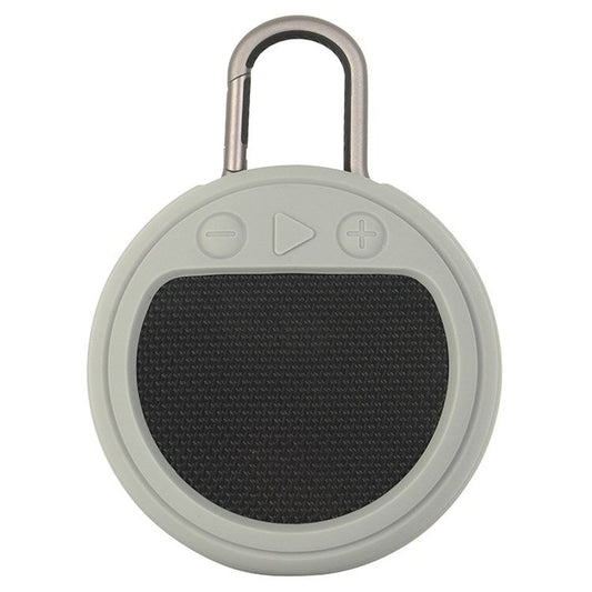 For JBL Clip3 Bluetooth Speaker Protective Case Shockproof Silicone Cover - Grey