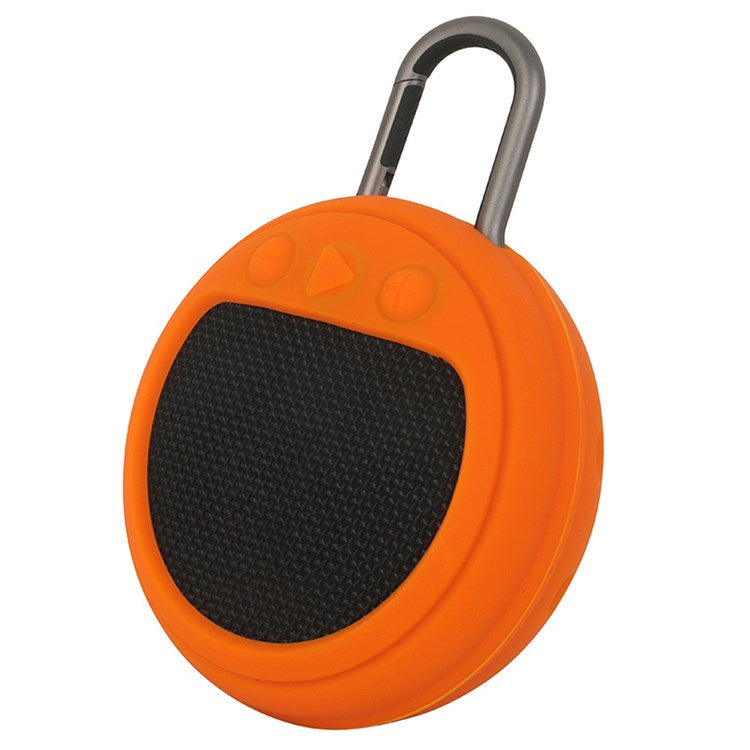 For JBL Clip3 Bluetooth Speaker Protective Case Shockproof Silicone Cover - Orange