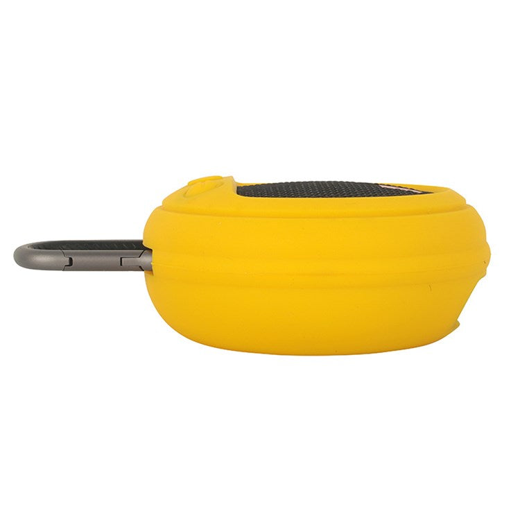 For JBL Clip3 Bluetooth Speaker Protective Case Shockproof Silicone Cover - Yellow