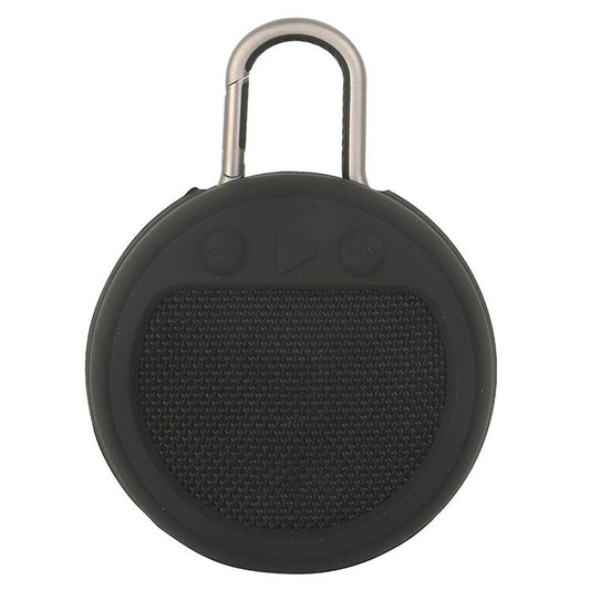 For JBL Clip3 Bluetooth Speaker Protective Case Shockproof Silicone Cover - Black