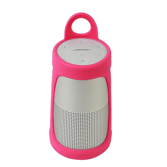 For BOSE Soundlink Revolve Bluetooth Speaker Silicone Carrying Case Anti-scratch Good Protective Cover - Rose