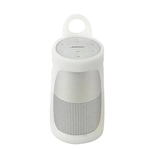 For BOSE Soundlink Revolve Bluetooth Speaker Silicone Carrying Case Anti-scratch Good Protective Cover - White