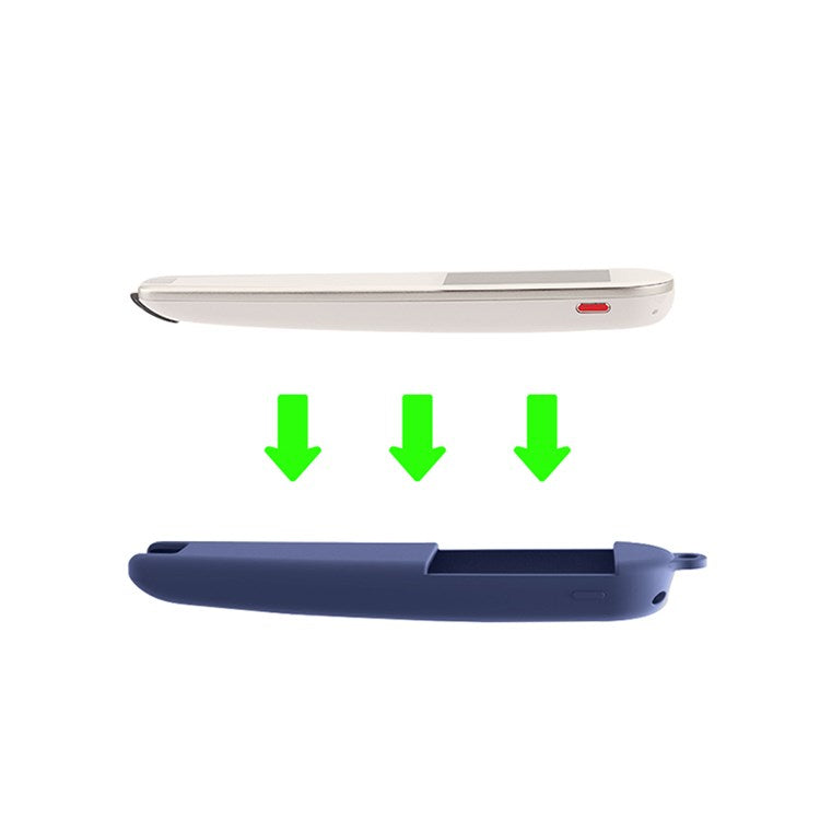 Silicone Case Sleeve for Newmine N3 Dictionary Pen, Full Protection Cover with Hanging Strap - Sky Blue