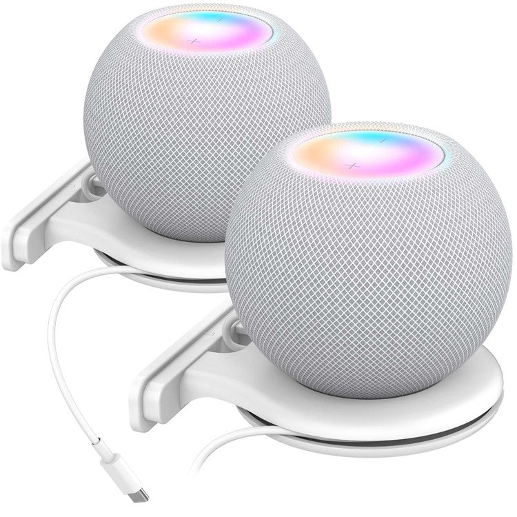 AHASTYLE PT149 For Apple HomePod Mini Smart Speaker Wall Mount Holder Bracket Hanger - White