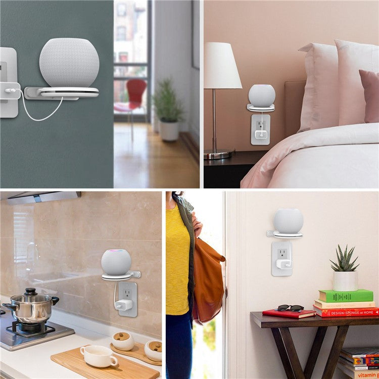 AHASTYLE PT149 For Apple HomePod Mini Smart Speaker Wall Mount Holder Bracket Hanger - White