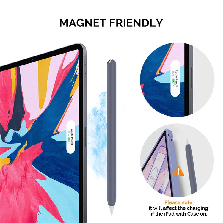 AHASTYLE PT65 Silicone Case for Apple Pencil (2nd Generation), Stylus Pen Protective Sleeve Cover - Midnight Blue