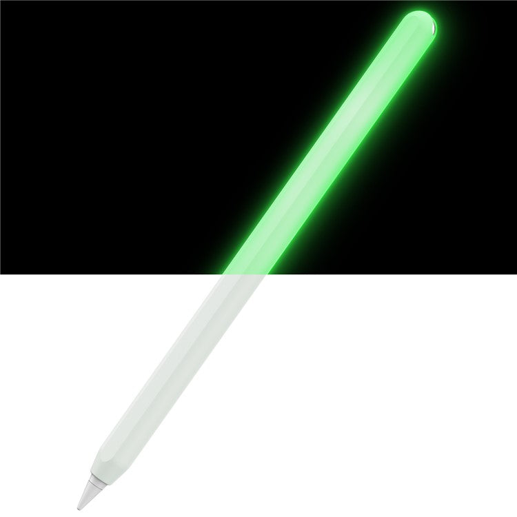 AHASTYLE PT65 Silicone Case for Apple Pencil (2nd Generation), Stylus Pen Protective Sleeve Cover - Nightglow Green