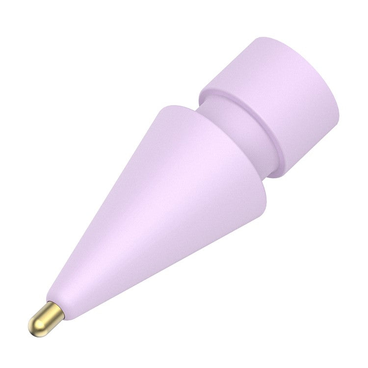 AHASTYLE WG58 For Apple Pencil 2nd / 1st Generation Capacitive Stylus Pen Nib Replacement Touch Screen Pen Tip - Purple / 4mm Gold Nib