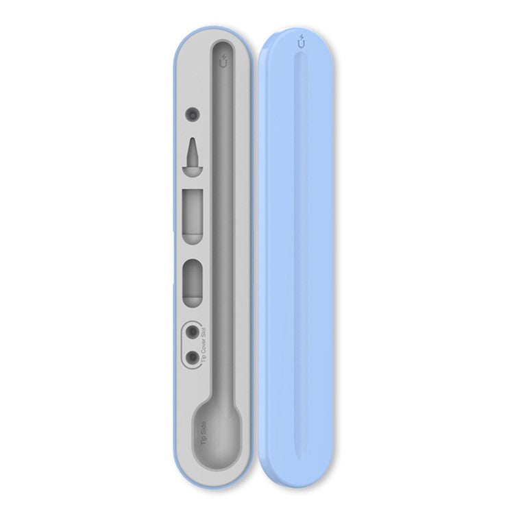 AHASTYLE PT121 Storage Box for Apple Pencil 1st / 2nd Generation Magnetic Stylus Pen Protective Case - Blue
