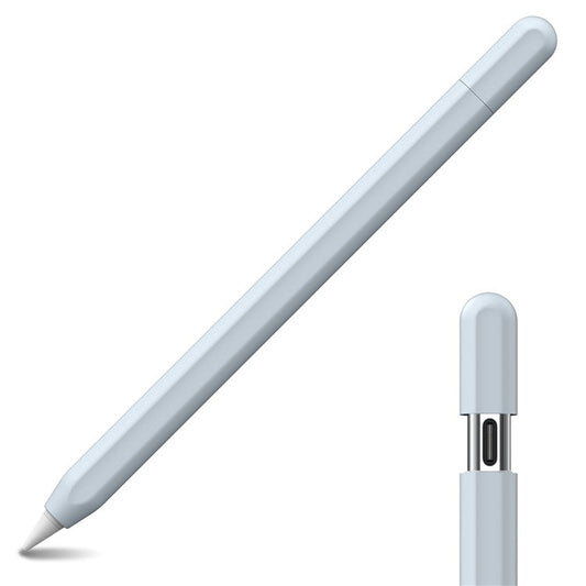 AHASTYLE PT65-3 For Apple Pencil (USB-C) Silicone Sleeve Anti-Drop Pencil Protective Cover - Light Blue