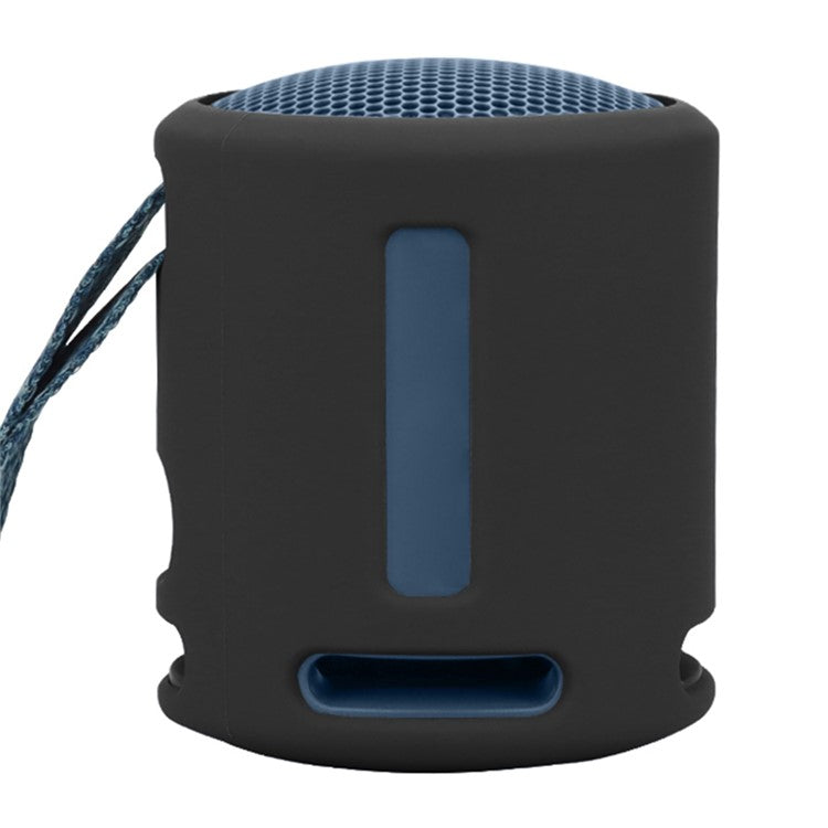 For Sony SRS-XB13 Portable Speaker Sleeve Silicone Case Protective Cover - Black