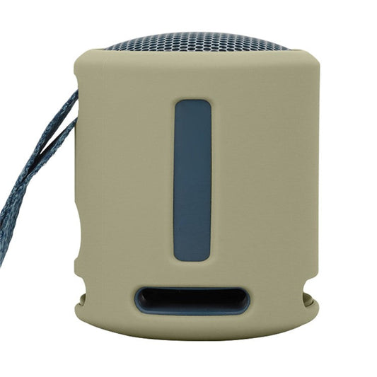 For Sony SRS-XB13 Portable Speaker Sleeve Silicone Case Protective Cover - Taupe