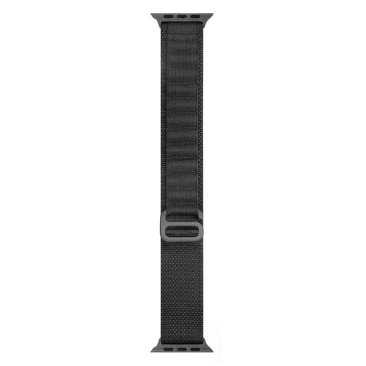 AHASTYLE WG97 Braided Nylon Strap For Apple Watch Series 10 42mm / 9 8 7 41mm / SE (2023) SE (2022) SE 6 5 4 40mm / 3 2 1 38mm - Black