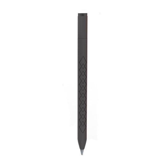 For Apple Pencil (USB-C) Diamond Texture Silicone Sleeve Stylus Pen Protective Cover - Black