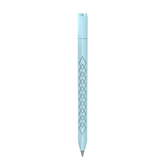 For Apple Pencil (USB-C) Diamond Texture Silicone Sleeve Stylus Pen Protective Cover - Baby Blue