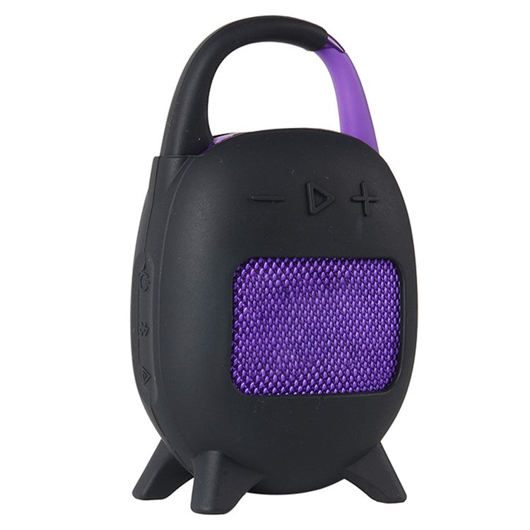 For JBL Clip 5 Portable Speaker Sleeve Anti-Collision Silicone Case Cover - Black