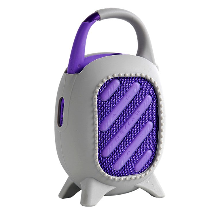 For JBL Clip 5 Portable Speaker Sleeve Anti-Collision Silicone Case Cover - Grey