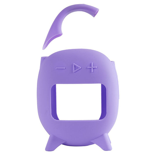 For JBL Clip 5 Portable Speaker Sleeve Anti-Collision Silicone Case Cover - Purple