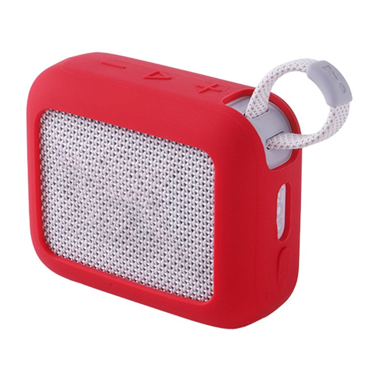 Silicone Case for JBL Go 4 Portable Speaker Sleeve Drop Protection Cover - Red