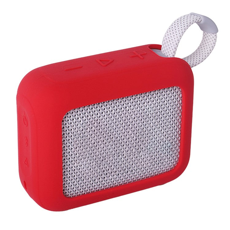 Silicone Case for JBL Go 4 Portable Speaker Sleeve Drop Protection Cover - Red
