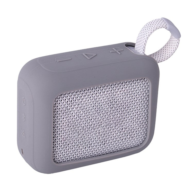 Silicone Case for JBL Go 4 Portable Speaker Sleeve Drop Protection Cover - Grey