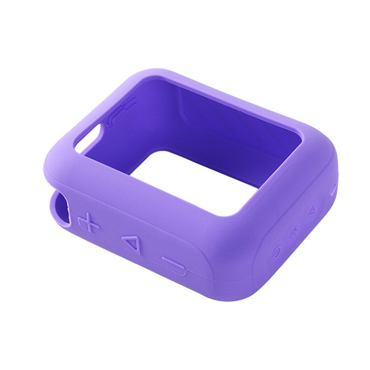 Silicone Case for JBL Go 4 Portable Speaker Sleeve Drop Protection Cover - Purple