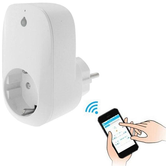 Portable Free APP Wi-Fi Home / Offices Automation Smart Wireless Power WiFi Plug, EU Plug (White)