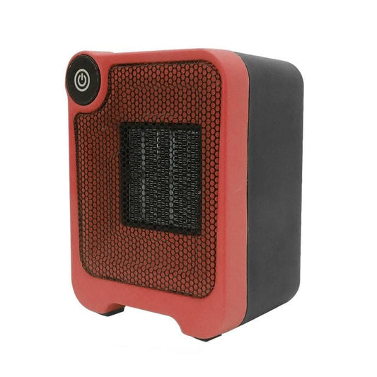 Mini Dormitory Office Desktop Radiator Warmer Electric Heater Warm Air Blower (Red)