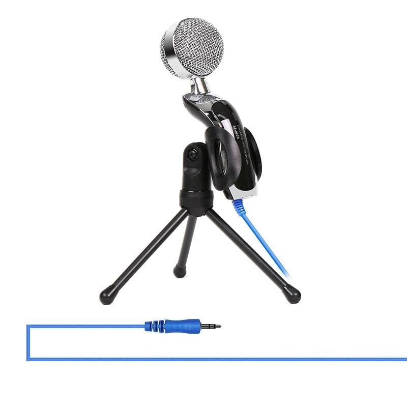 Yanmai SF-922 Professional Condenser Sound Recording Microphone with Tripod Holder, Cable Length: 2.0m, Compatible with PC and Mac for  Live Broadcast Show, KTV, etc.