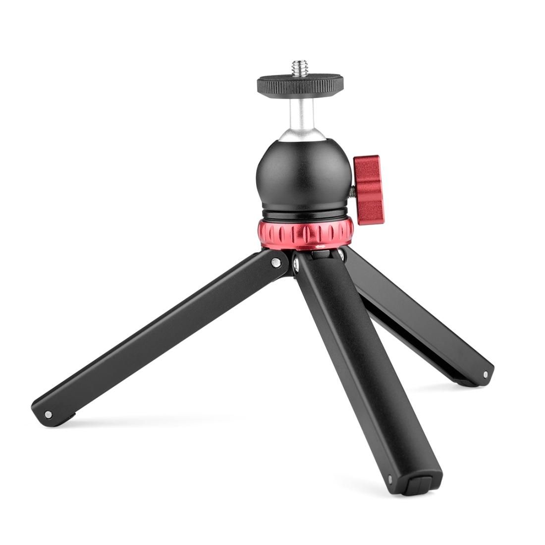 YELANGU T1 YLG1202A Pocket Mini Metal Desktop Tripod Mount with 360 Degree Ball Head for DSLR & Digital Cameras (Black)