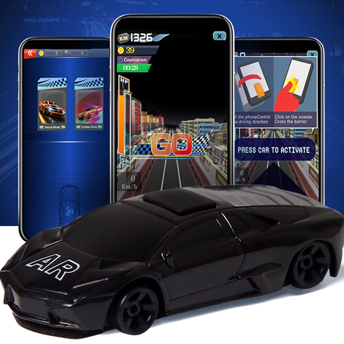 Mini Man-machine Interaction Hello AR Car, Virtuality and Reality Interaction AR Gaming Equipment (Black)