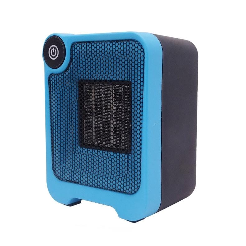Mini Dormitory Office Desktop Radiator Warmer Electric Heater Warm Air Blower (Blue)