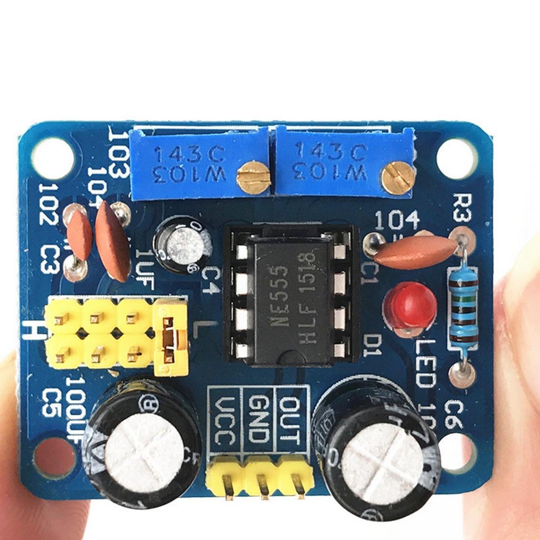 NE555 Pulse Module Board Frequency Duty Cycle Adjustable Square Wave Rectangular Wave Signal Generator