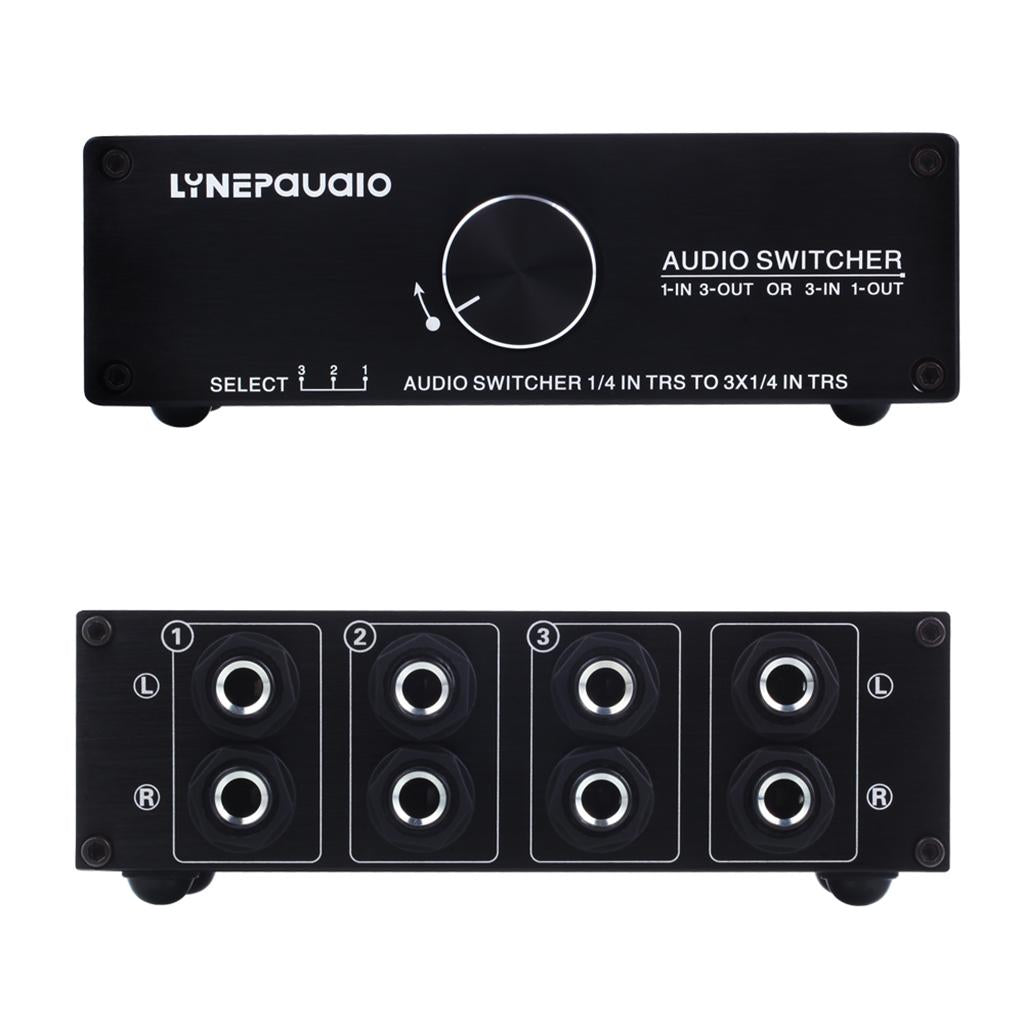 TRS Splitter Passive Speaker Stereo Mult Signal Switcher TRS Jack Box 
