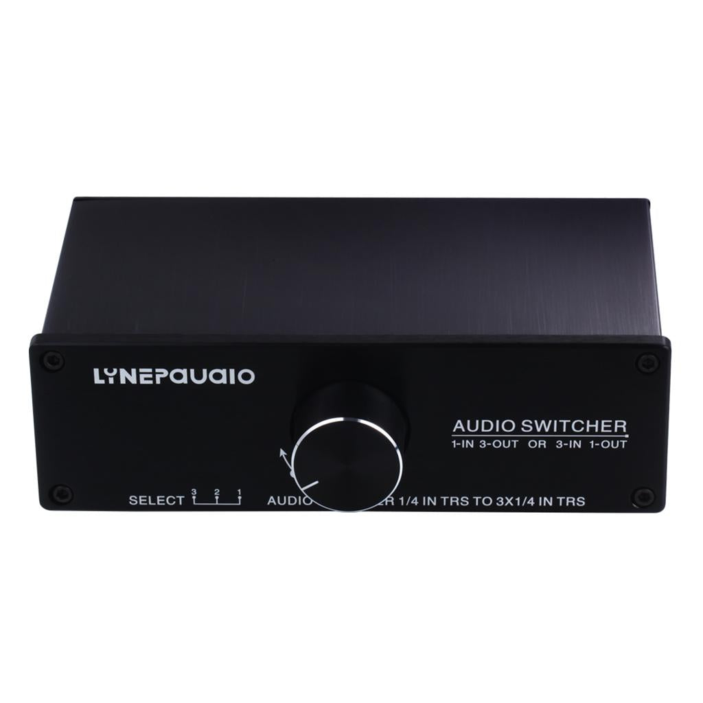 TRS Splitter Passive Speaker Stereo Mult Signal Switcher TRS Jack Box 