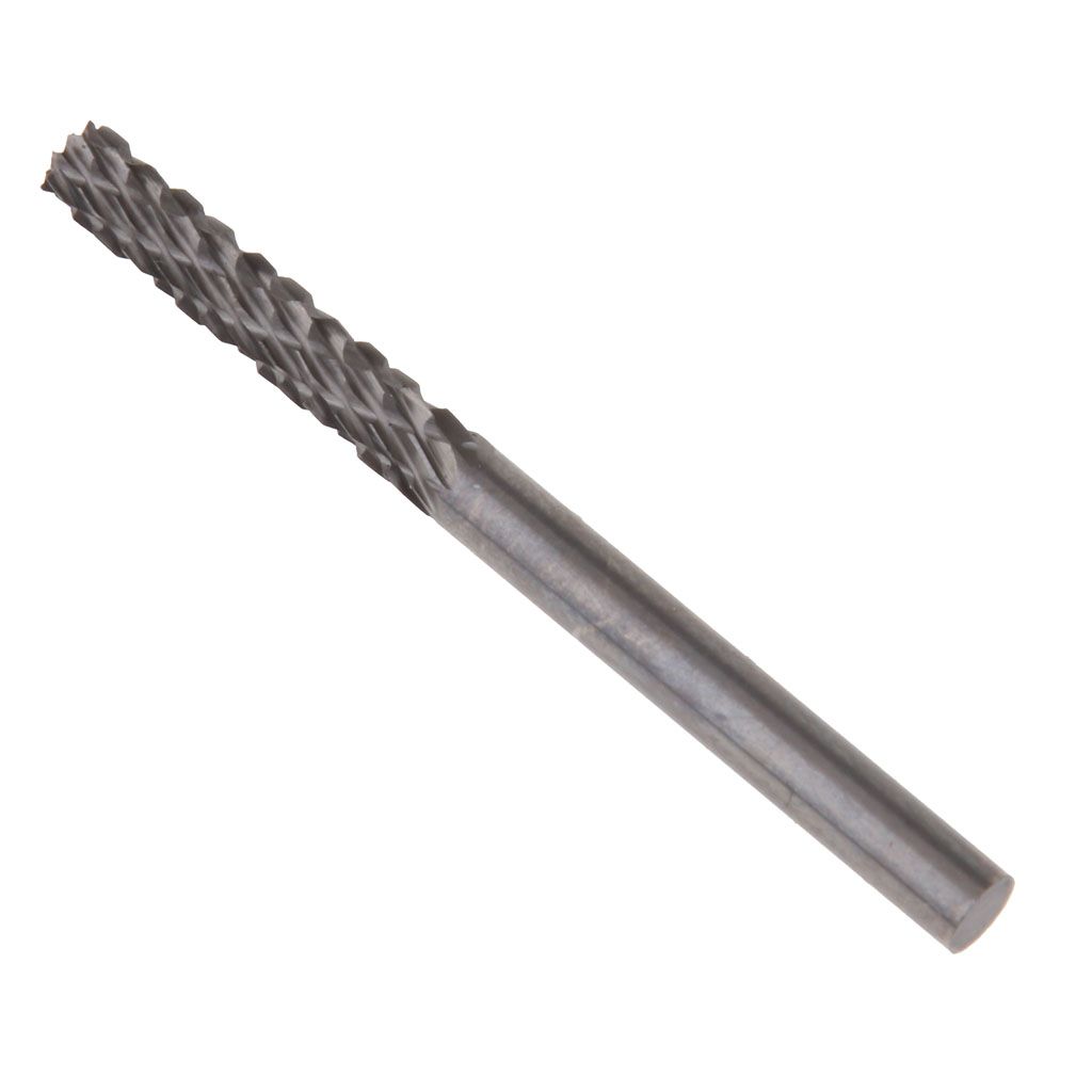Tungsten Carbide Rotary Point Burrs Die Grander Cutter 3x3mm Double-groove