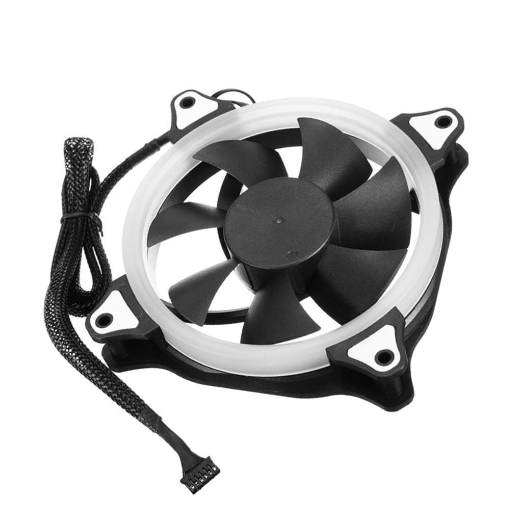 120mm RGB LED Quiet Computer Case PC Cooling Fan with Remote Control
