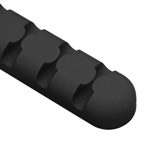 Silicone Adhesive Charging Cable Management Clips Holder Organizer Black