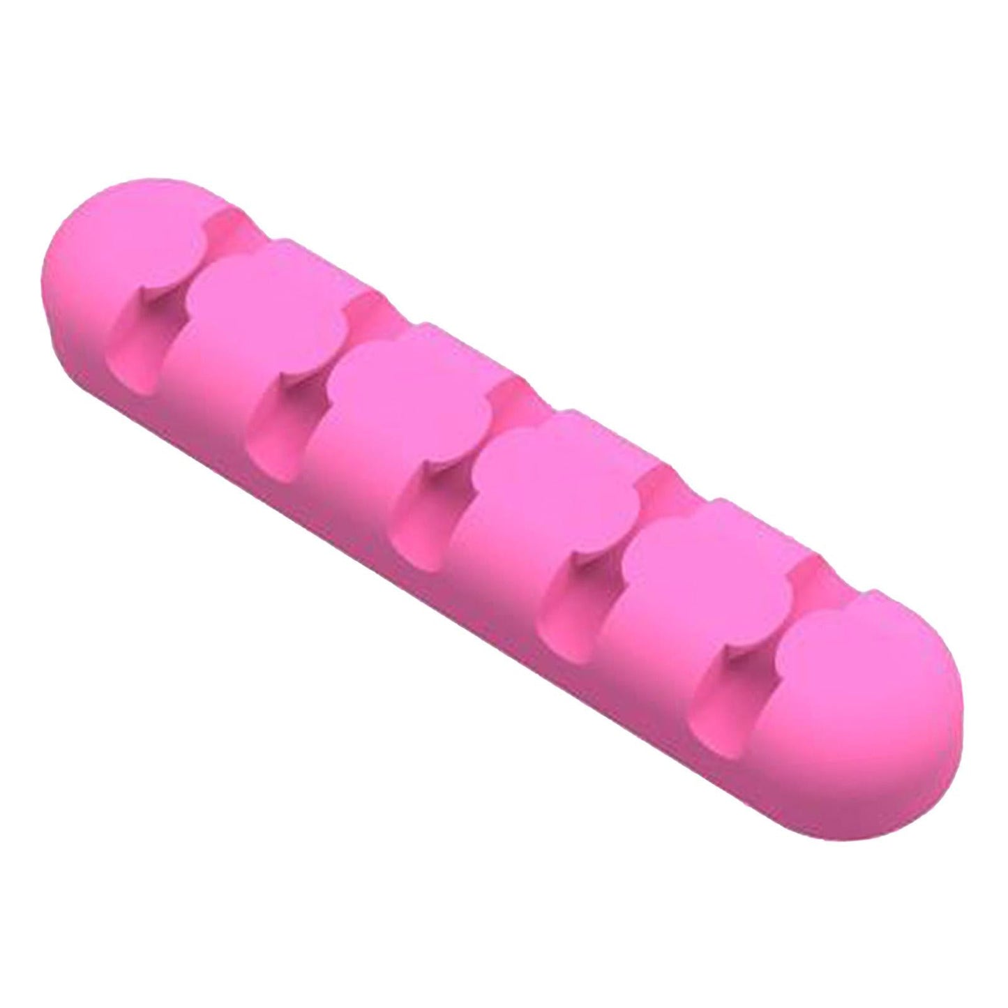 Silicone Adhesive Charging Cable Management Clips Holder Organizer Rosy