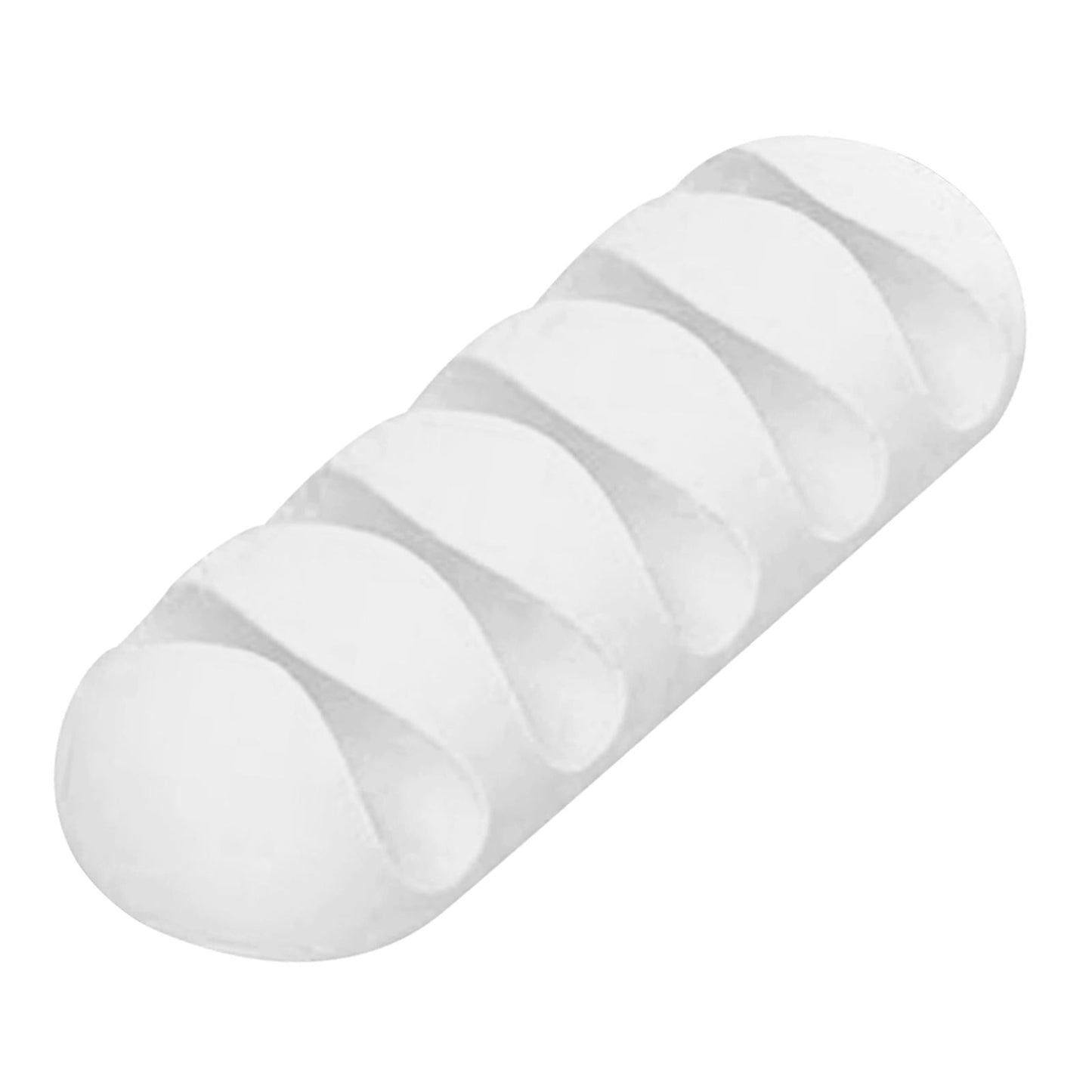 Cable Clips Multipurpose Cord Holder Earphone Wire Organizer White 5 Slots