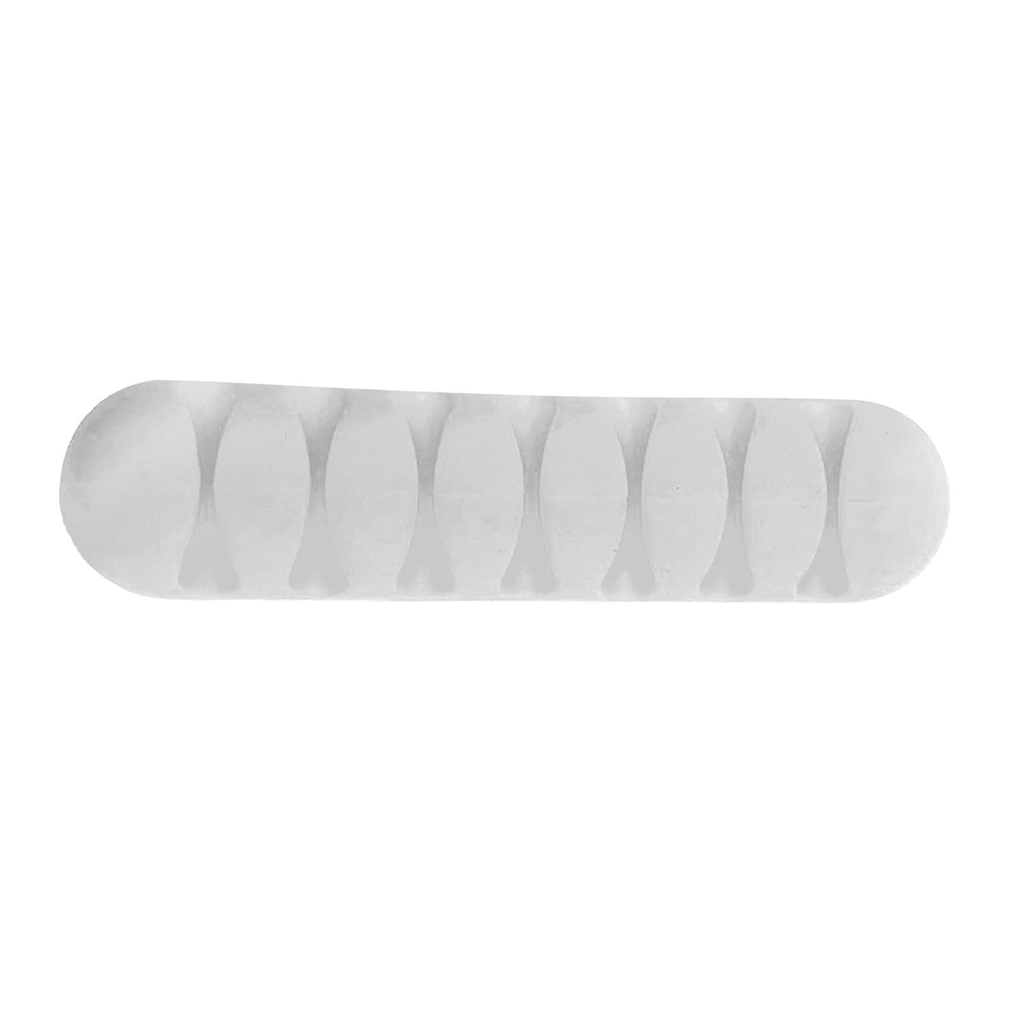Cable Clips Multipurpose Cord Holder Earphone Wire Organizer White 7 Slots
