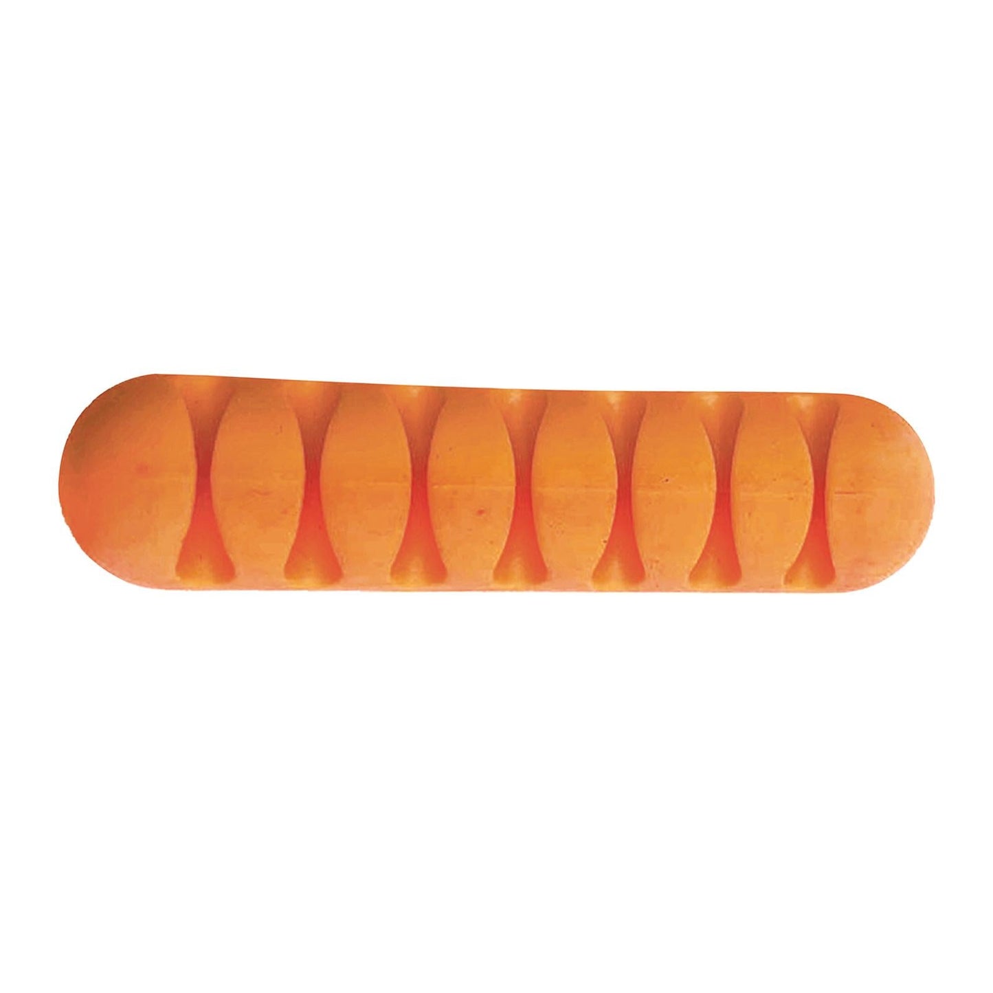 Cable Clips Multipurpose Cord Holder Earphone Wire Organizer Orange 7 Slots