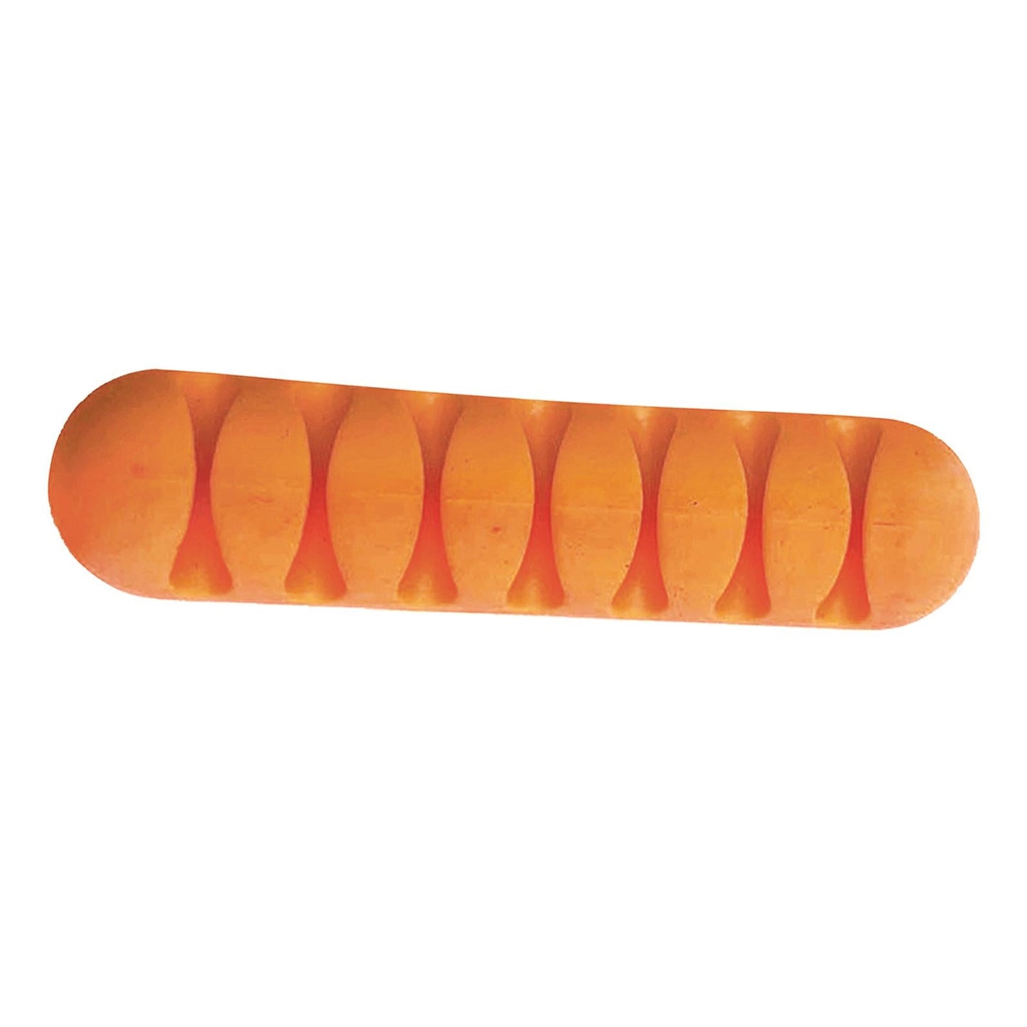 Cable Clips Multipurpose Cord Holder Earphone Wire Organizer Orange 7 Slots